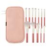 HMU Vegan New Branded Private Label Make up Brushes Pink Makeup Brushes Set With Case