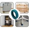8pcs Travel Suitcases Wheel Protection Cover Anti Slip Wear Resistant Silicone Silents Protector for Carry on Luggage Caster