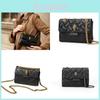 Elegant Kurt Geiger Black Quilted Chain Shoulder Bag With Stylish Eagle Head Design