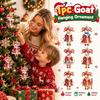 Shining Goat Hanging Ornament Acrylic Animal Hanging Decoration Christmas Tree Ornament  Bag Charms