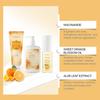 EELHOE Orange Body Moisturizing & Whitening Fragrance Gift Set Gentle Emollient Hydrating Moisturizing Skin Care Set
