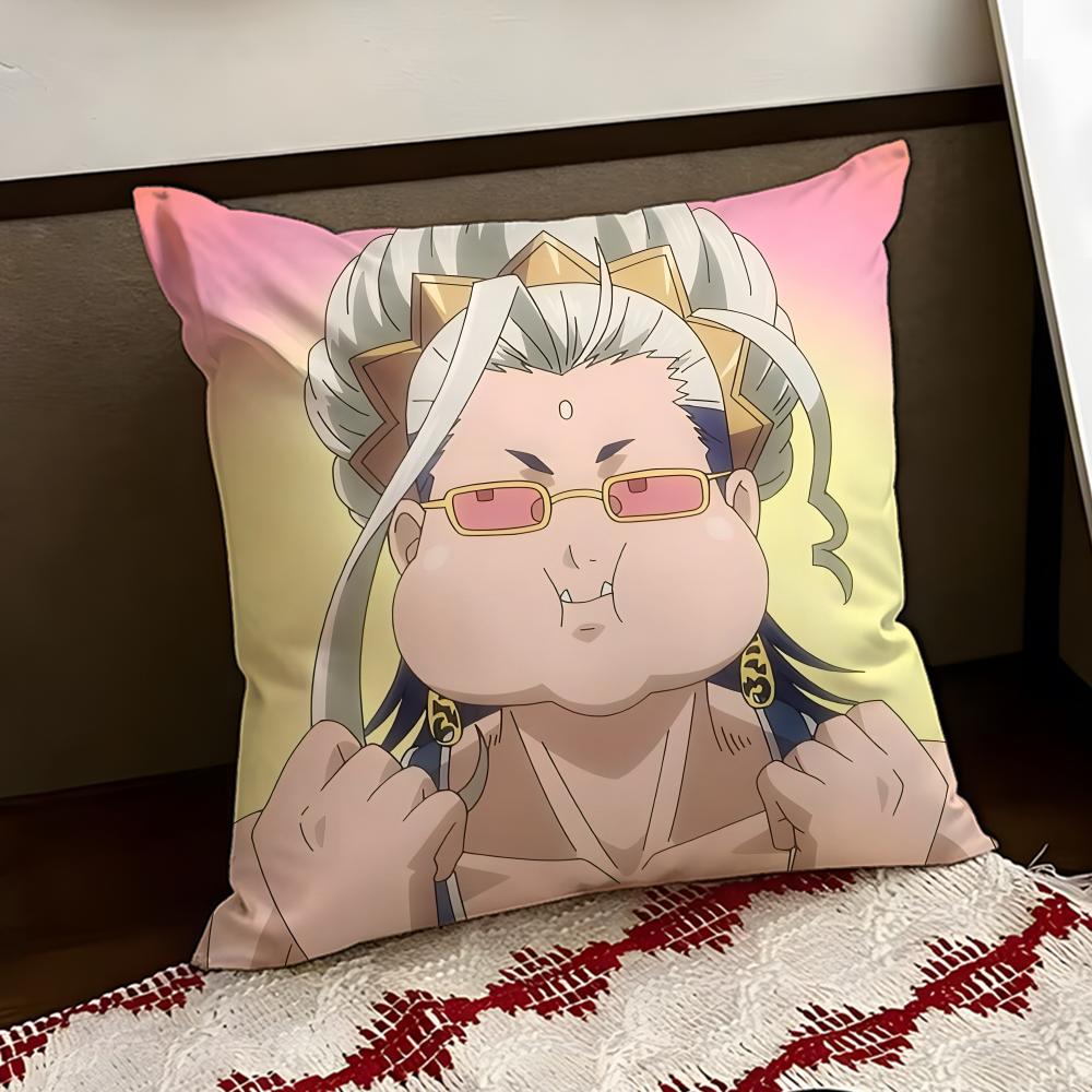 Anime RRecord of RRagnarok Cushion Cover Reversible Soft Durable Pillow Cover Home  Car MultiScene Use for Daily Comfort