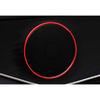 For Mercedes-Benz GLC 2016- Red Alloy Inner Door Speaker Sound Ring Trim 4pc