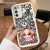 Phone Case: 2D Flat Samsung Galaxy A34 A35 M05 M06 S20 S22 S21 FE Plus 5G Protective Case, Long-Haired Puppy, Christmas and Halloween Gifts