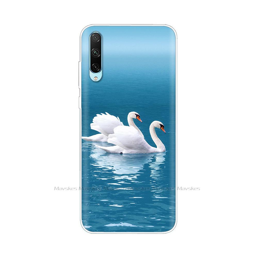

Honor 30i Case Silicone Flower Painted Soft Phone Cases For Honor 30i LRA-LX1 Honor30i Case Soft TPU Bumper on Honor 30 i Cover Honor 30i