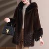 XUEXI Women's Thick Faux Fur Hooded Winter Coat