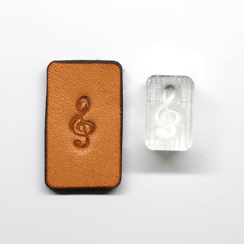 

[Stamp Freak] acrylic stamp AS011 note Treble clef” leather craft (L size)