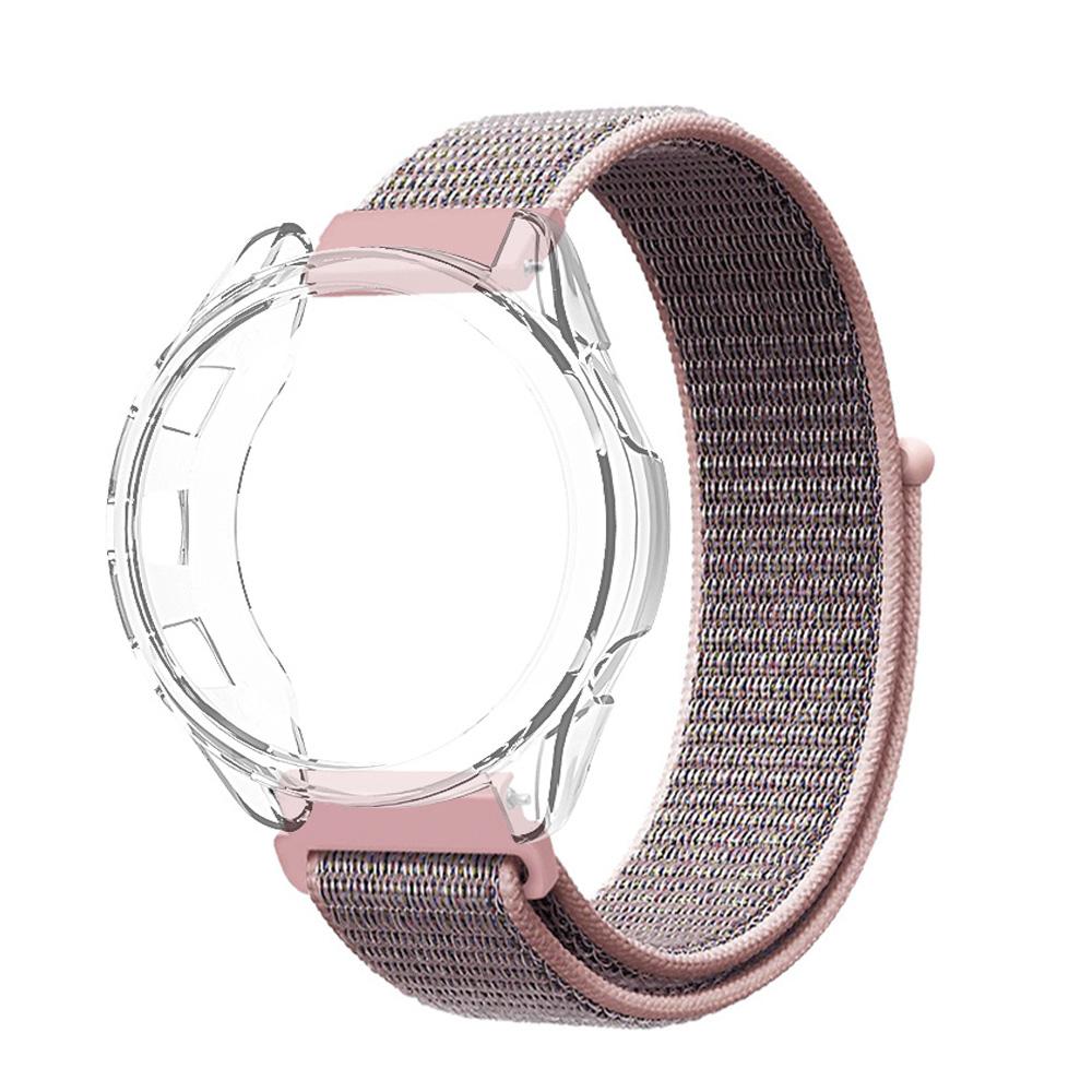 Nylon Strap + Case for Garmin Forerunner 165 265 265s 965 245 745 Ultra Light Fast Drying Watch Band Protector Case Soft Cover