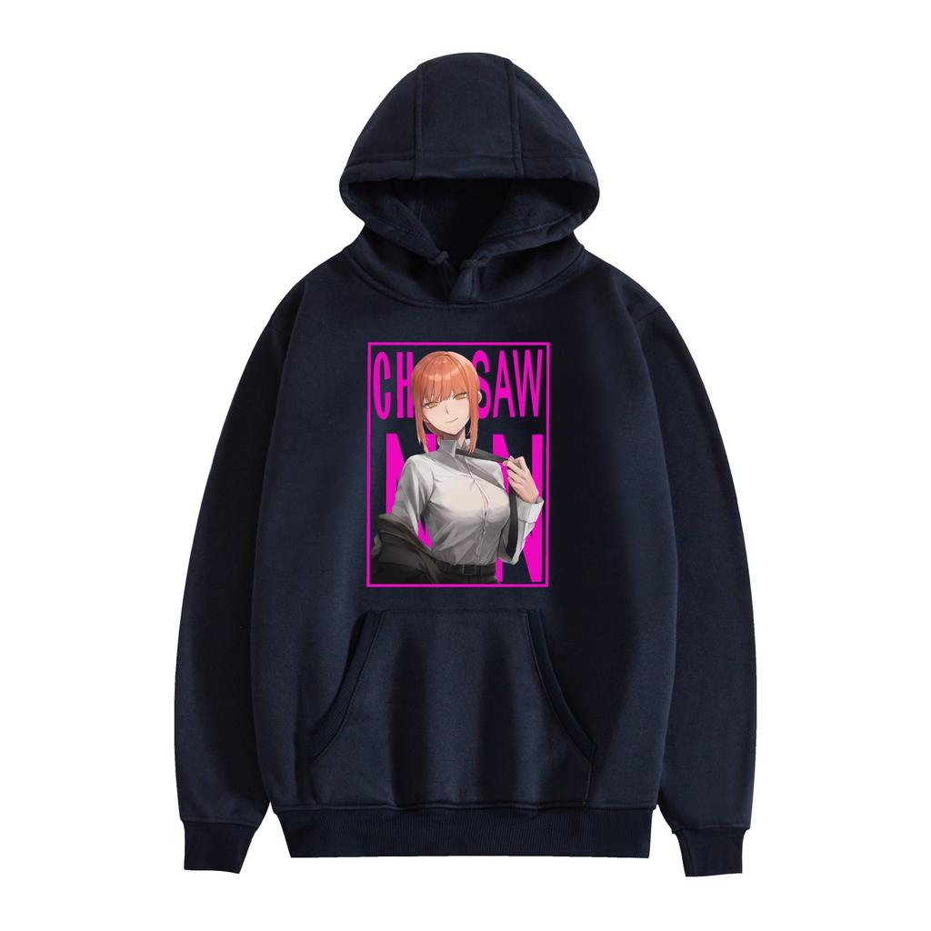 Chainsaw Man Anime Printed Men's Fashion Long Sleeve Hoodie Cartoon Sweatshirt