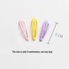 Children's Colorful Water Drop Hair Clips - Candy Color BB Clips for DIY, Bangs, and Side Hair Styles