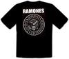 Ramones - HEY HO LETs Go Logo Rock Music Black T-Shirt -279