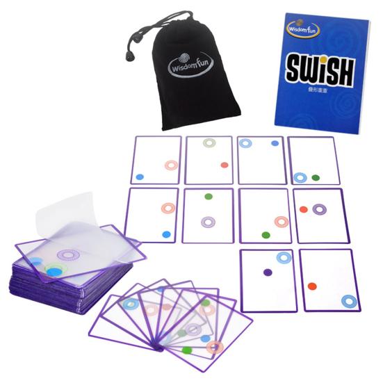 Caihezhi Swish Kort Brettspill Logisk tenkning Intellektuell leketøy Barn Familie Spilleverktøy