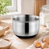 Stainless Steel Mixing Bowl Rust-Resistant Deep Safe for Bakers
