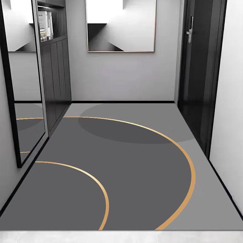 Non-Slip Decorative Entrance Mat: Foldable, Easy-Clean, Wear-Resistant Carpet