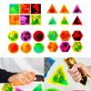6 Pieces Sensory Soft Gel Liquid Toys Water Pads Motion Tiles Square