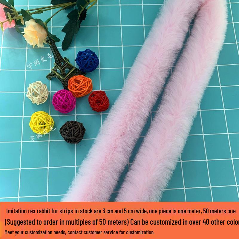 Imitation Rabbit and Mink Fur Strips: Autumn/Winter Cheongsam Accessories, Cuffs, Cape Trim