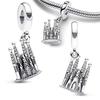 Girl New Metal Plating Flag Maple Leaf Treasure Box Lantern Charms Fashion Pendant Fit Original Bracelets Make Your Own Accessory Gift Elegant
