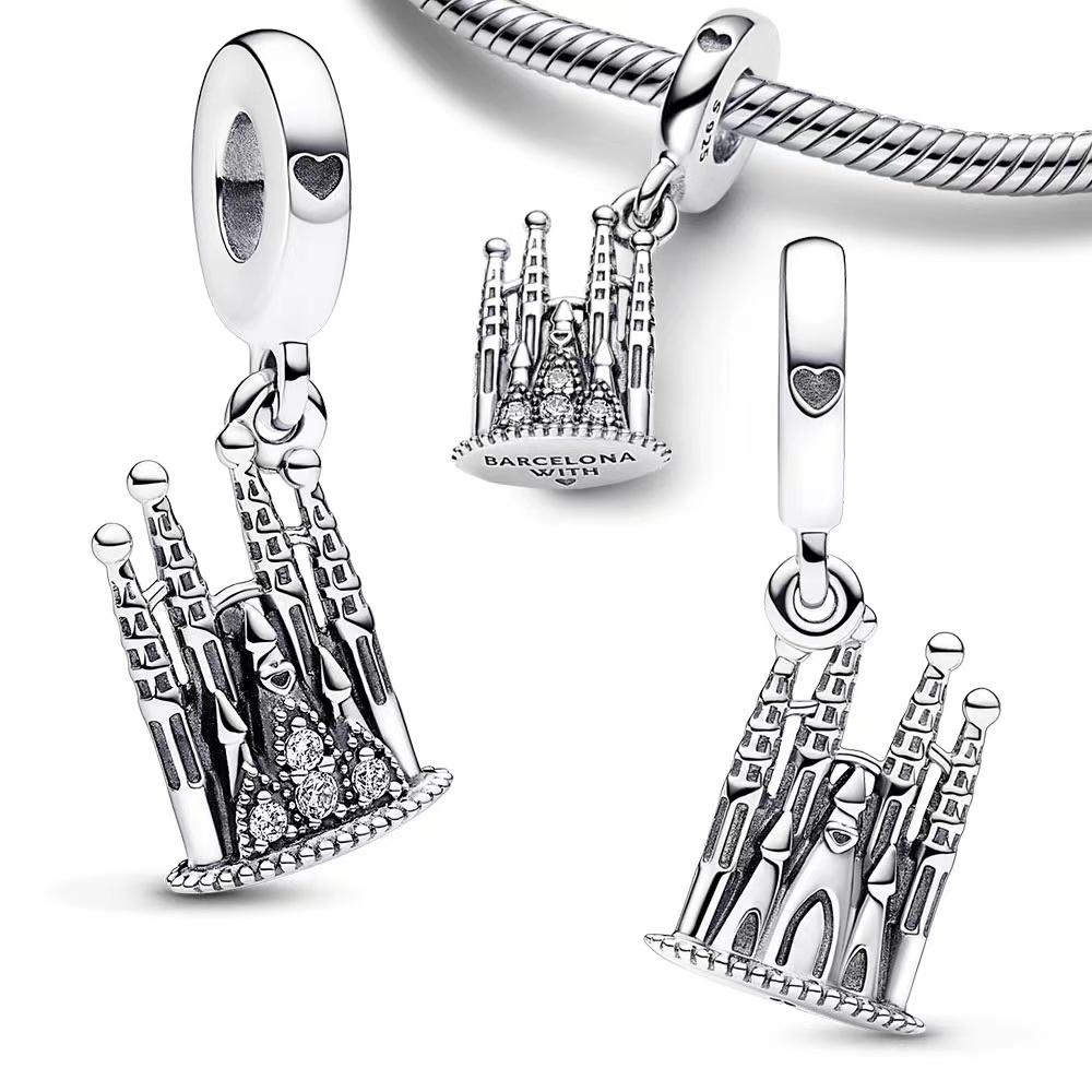 Girl New Metal Plating Flag Maple Leaf Treasure Box Lantern Charms Fashion Pendant Fit Original Bracelets Make Your Own Accessory Gift Elegant
