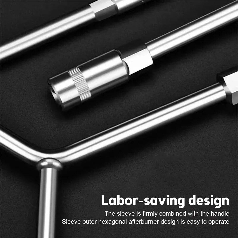 8 10 12mm High Quality Y Type Socket Wrench Bicycle Bike Y Wrench Sockets Multi-Standard Chrome Vanadium Steel Socket Wrench Set