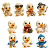 Yousheng Call Duck Advent Calendar 2025 24 Days Acrylic Ornaments with Festive Costumes Christmas Countdown Decor for Tree & Animal Lovers Holiday
