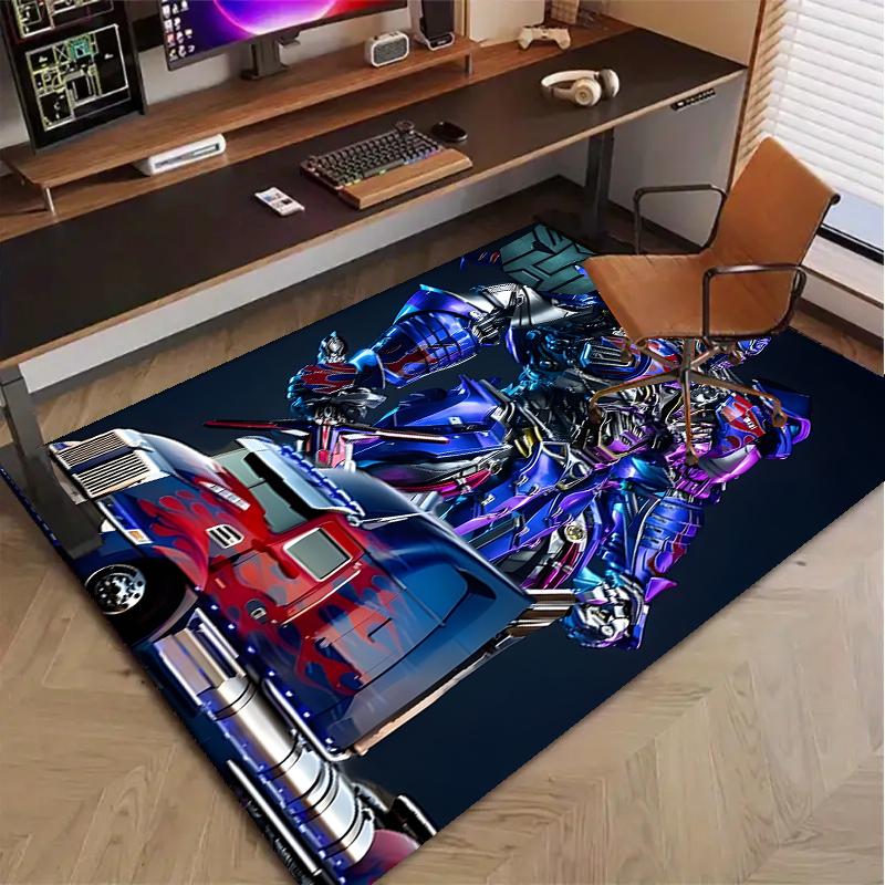 Transformers Polyester Carpet, Soft Indoor Mat for Office Chair, Living Room, Computer Desk - Decorative Home Office Rug Design