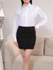 Women's High Waist Slimming Pencil Skirt for Spring and Autumn Fashion