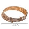 Rhinestone Arm Cuff for Women Hip-pop Armlet Bangle Bracelet for Girls Women Punk Glistening Retro Arm Cuff Jewelry