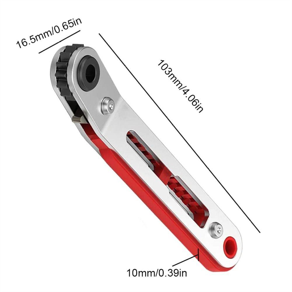 Quick Tools 1/4 Inch Drive Socket Mini Ratchet Wrench Hex Screwdriver Angle Head Driver Bits