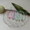 5Piece Bead Bracelets Women Four Leaf Clovers Pendant Bracelets Elastic String