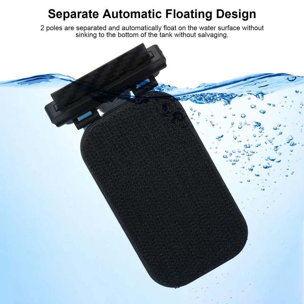 Magnetic Glass Cleaner Aquarium Cleaning Brush Strong Magnetism Fish Tank Cleaner Algae Scraper