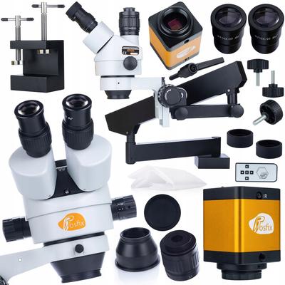 Trinocular Stereo Microscope Neptune Pro with PEGASUS Pro 12MP Camera – Boom Stand | 7x-45x Zoom | Ergonomic Design