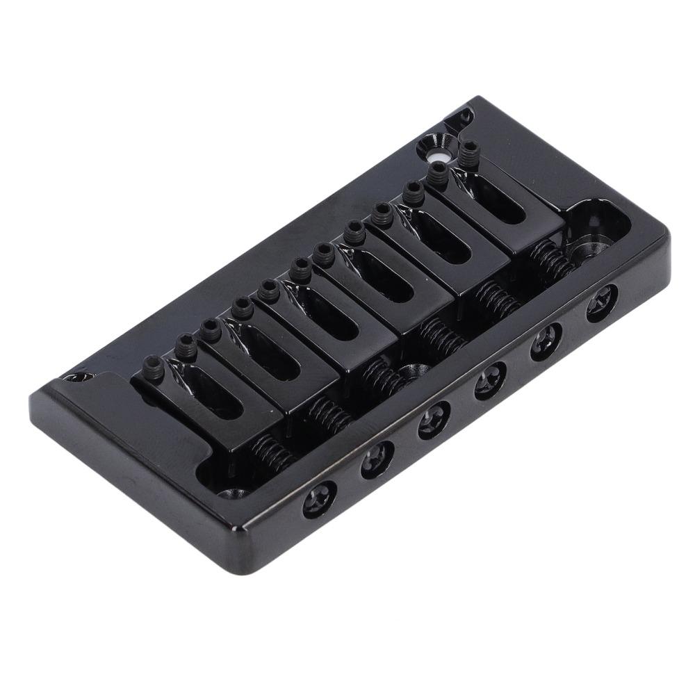 52.5mm Width Electric Guitar Bridge Zinc Alloy Through Body Bridge For Electric Guitar