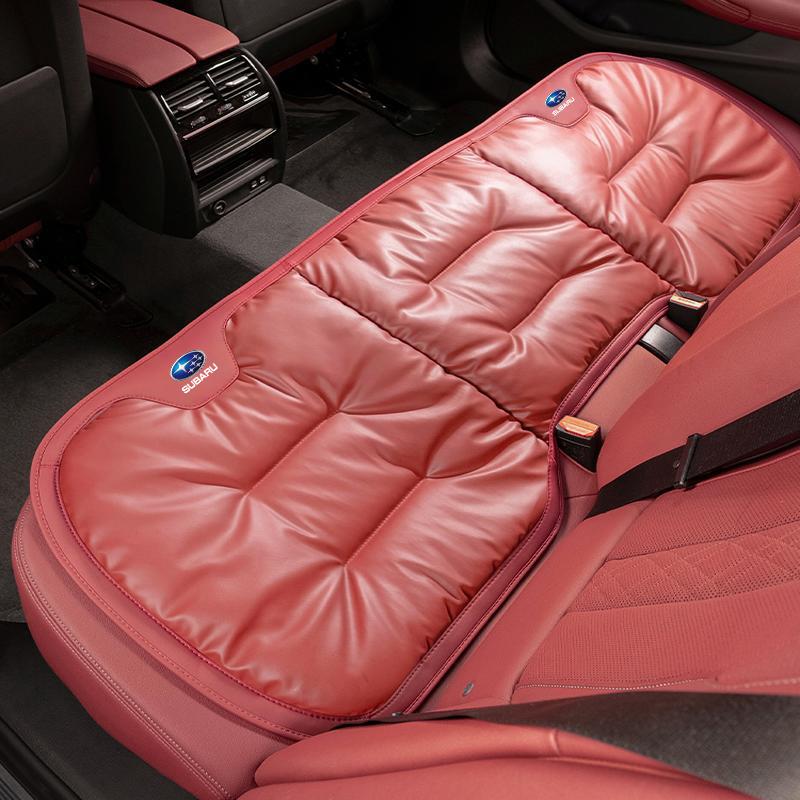 Car Velvet Cushion Leather Backrest Seat Cover Accessories For Subaru Impreza Legacy WRX STI BRZ Forester XV Outback Crosstrek yu0