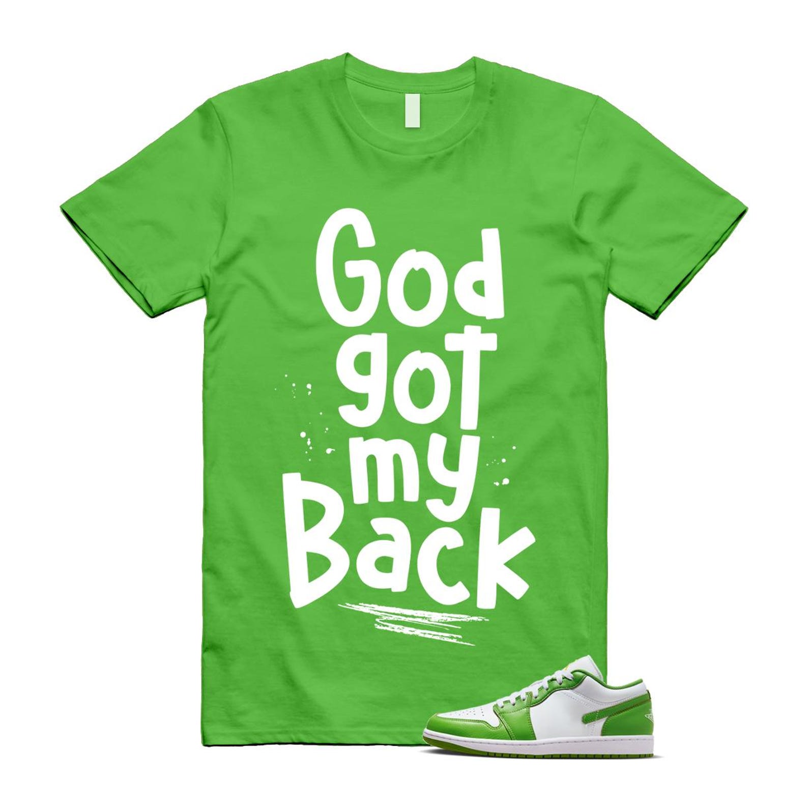 1 Chlorophyll Green White Lightning Low SE T Shirt Match GOD S