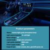 1PC 3M Blue LED Car Interior Decoration Light USB Power Supply