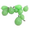 9pcs Luminous Fish Float PP Egg Shaped Throwing Aid Fish Float Casting Bait Fishing Accessories for Night Fishing