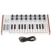 Worlde Ultra Portable Mini Professional 25 Key USB MIDI Drum Pad and Keyboard Controller