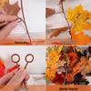 1m Autumn Maple Leaf Rattan Wall Hanging Decoration