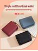 Women's Japanese Mini RFID Leather Wallet: Anti-Theft Card Holder & Zipper Coin Purse
