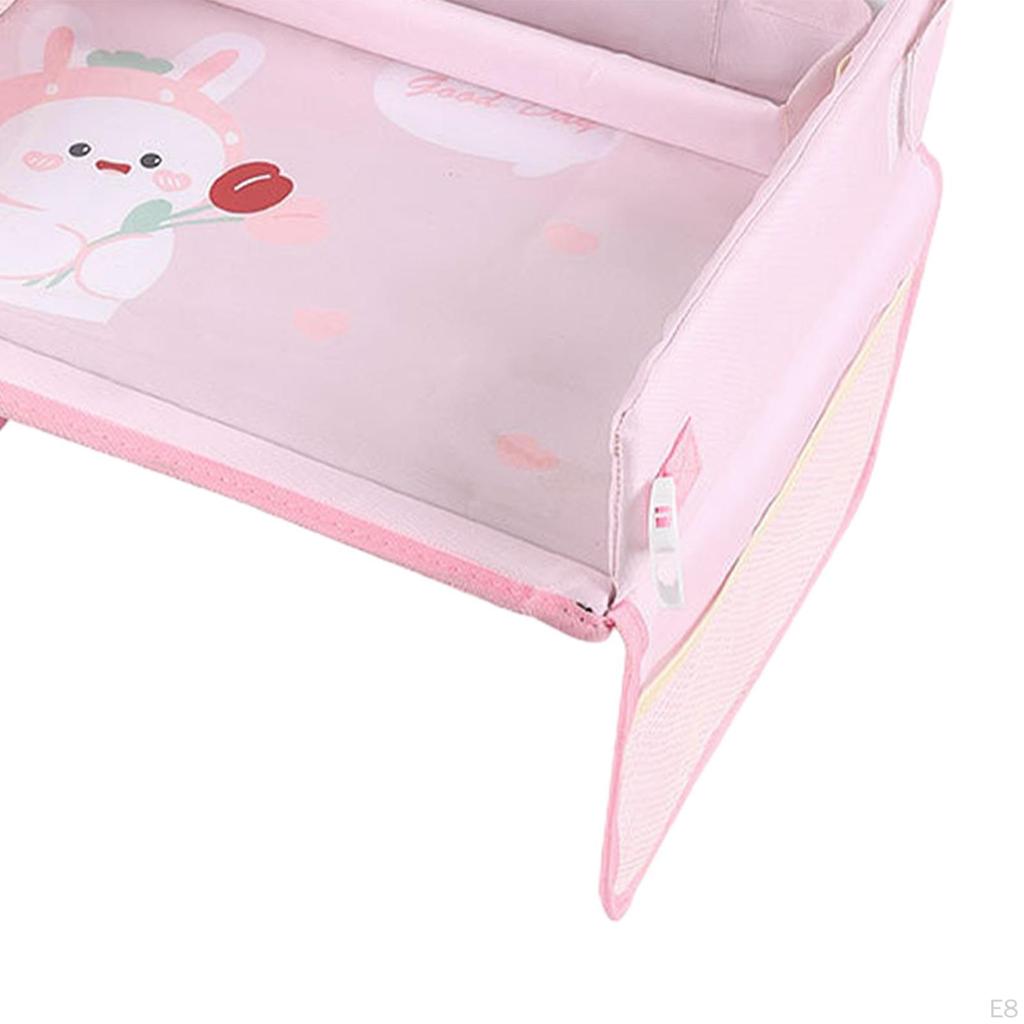 Kids Tour Tray for Baby Car Seat Storage Child Safety Table Mat Round Bear