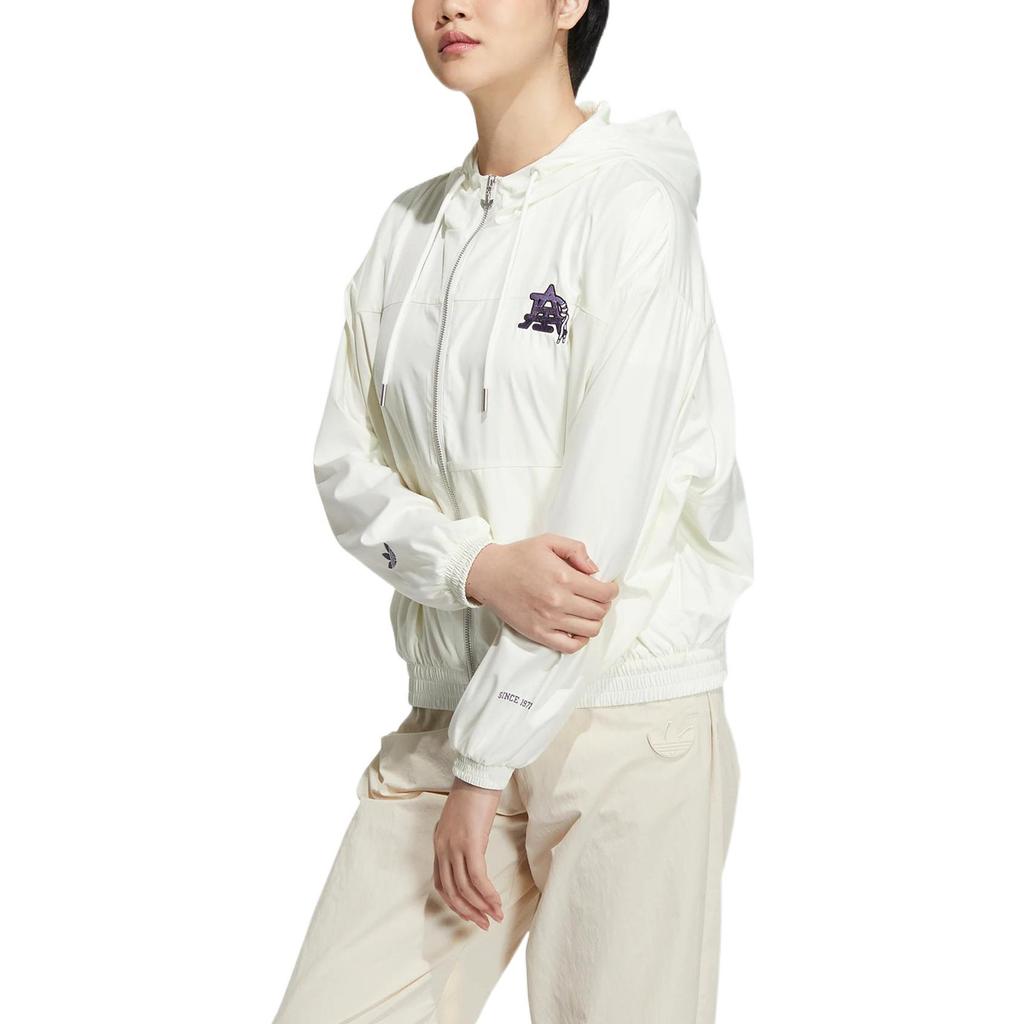 Adidas Originals MODERN COLLEGIATE Jackets Women's White Hooded Moderate Other HS1933