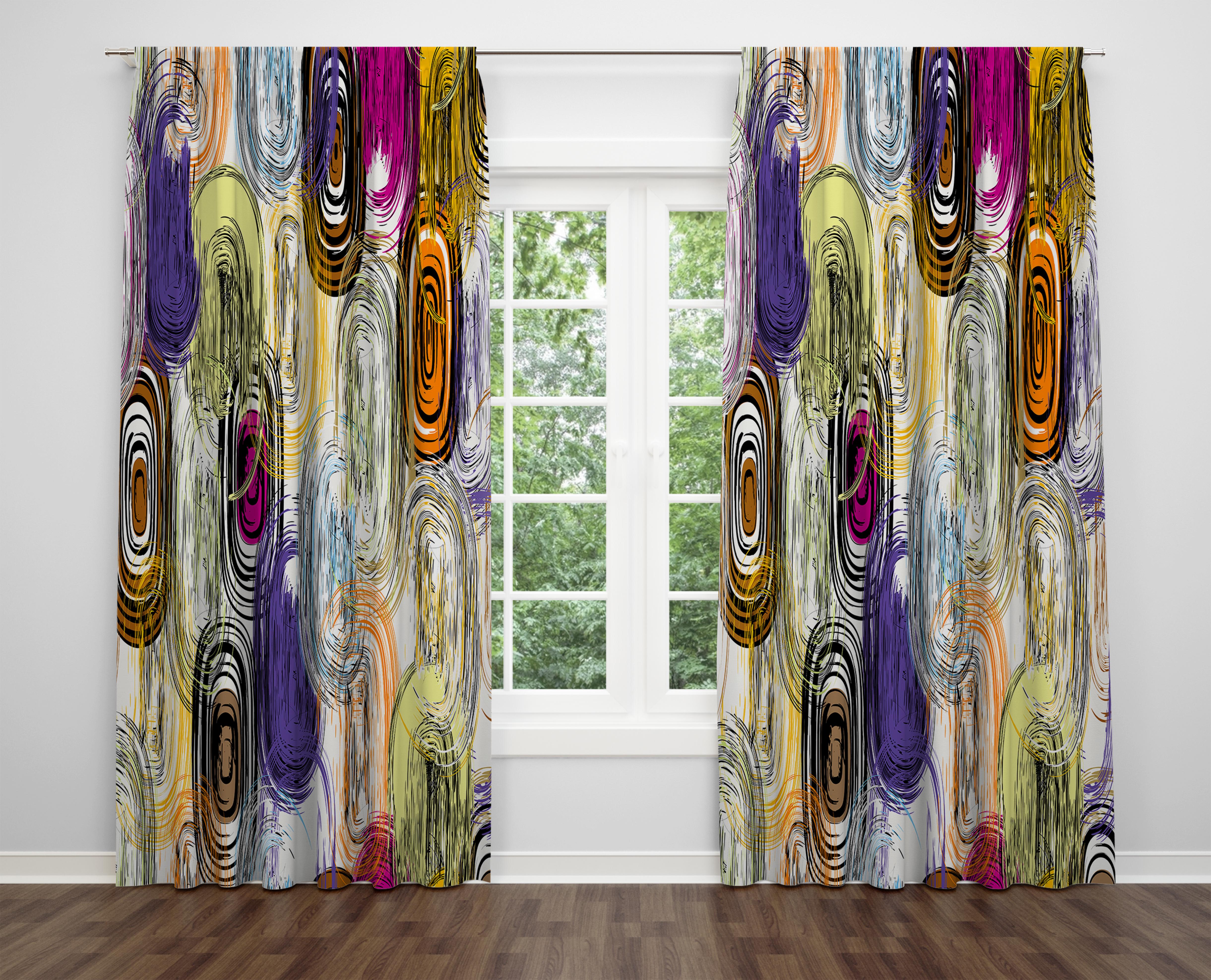 

Декоративний дизайн, високоякісна бавовняна тканина, ви можете вибрати одну або подвійну фіранку з крила 1 piece різнокольоровий