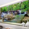 VIKAMA Chiang Mai Waterfall Tapestry Tropical Rainforest Stream Living Room Background Wall Room Decoration