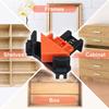 Angle Clamps 4pcs Adjustable 90 Degree Clamps Multifunctional Spring Loaded Swing Corner Clip Fixer