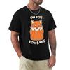 Oh For Fox Sake TShirt Cotton Man Tshirts Valentines Boutique Clothes Mens Workout Shirts