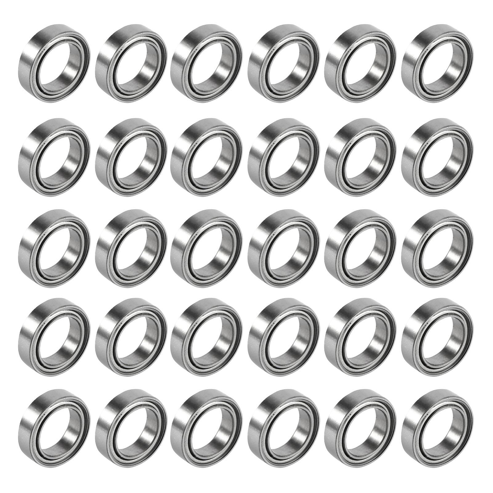

30 Pcs Thin Wall Bearing 6700ZZ 10x15x4mm Low Noise Double Shielded Small Bearings