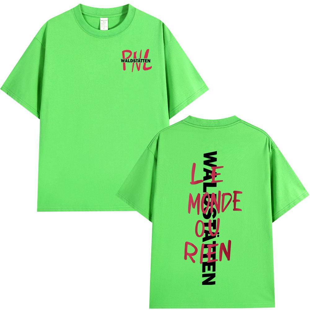 Rapper PNL Que La Famille Le Monde Chico Album T-shirt Men Women Hip Hop Fashion Short Sleeve T-shirts Cotton Casual T Shirt Top