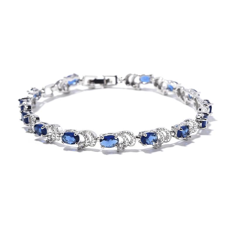 A New Bamp Jointed Design Summer Colorful Bracelet for Women Set with Natural Colored Stones A Niche and Popular Bracelet for Internet Celebrities