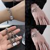 Trendy Geometric Titanium Steel Bracelet Hip Hop Style Unique Jewelry For Men And Women