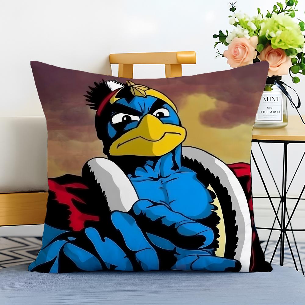KKing Dedede Cushion Cover Washable Linen Pillowcase Soft for Sofa Bed Cozy Home Room Decor